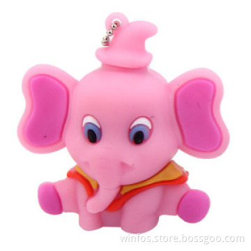 Cartoon PVC Elephant USB